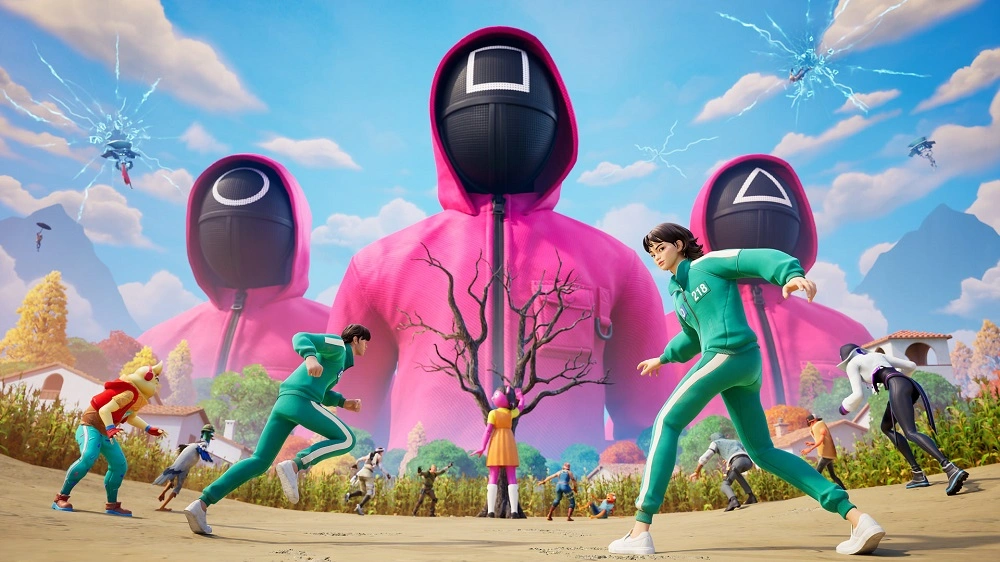 Fortnite X Squid游戏合作现在现场