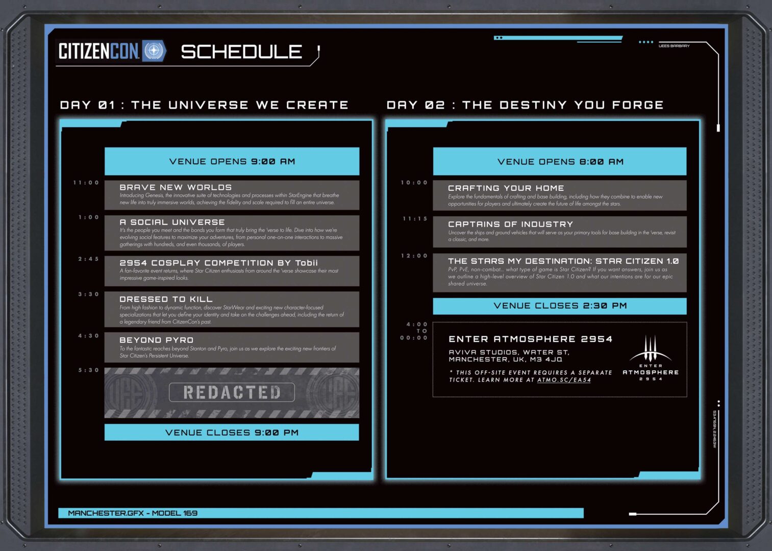 Citizencon 2024 Schedule